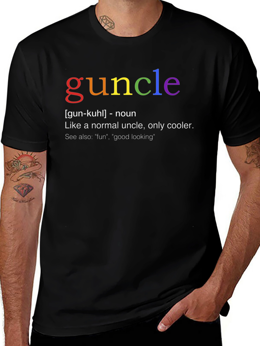 Guncle Definition T-Shirt - Cool Uncle