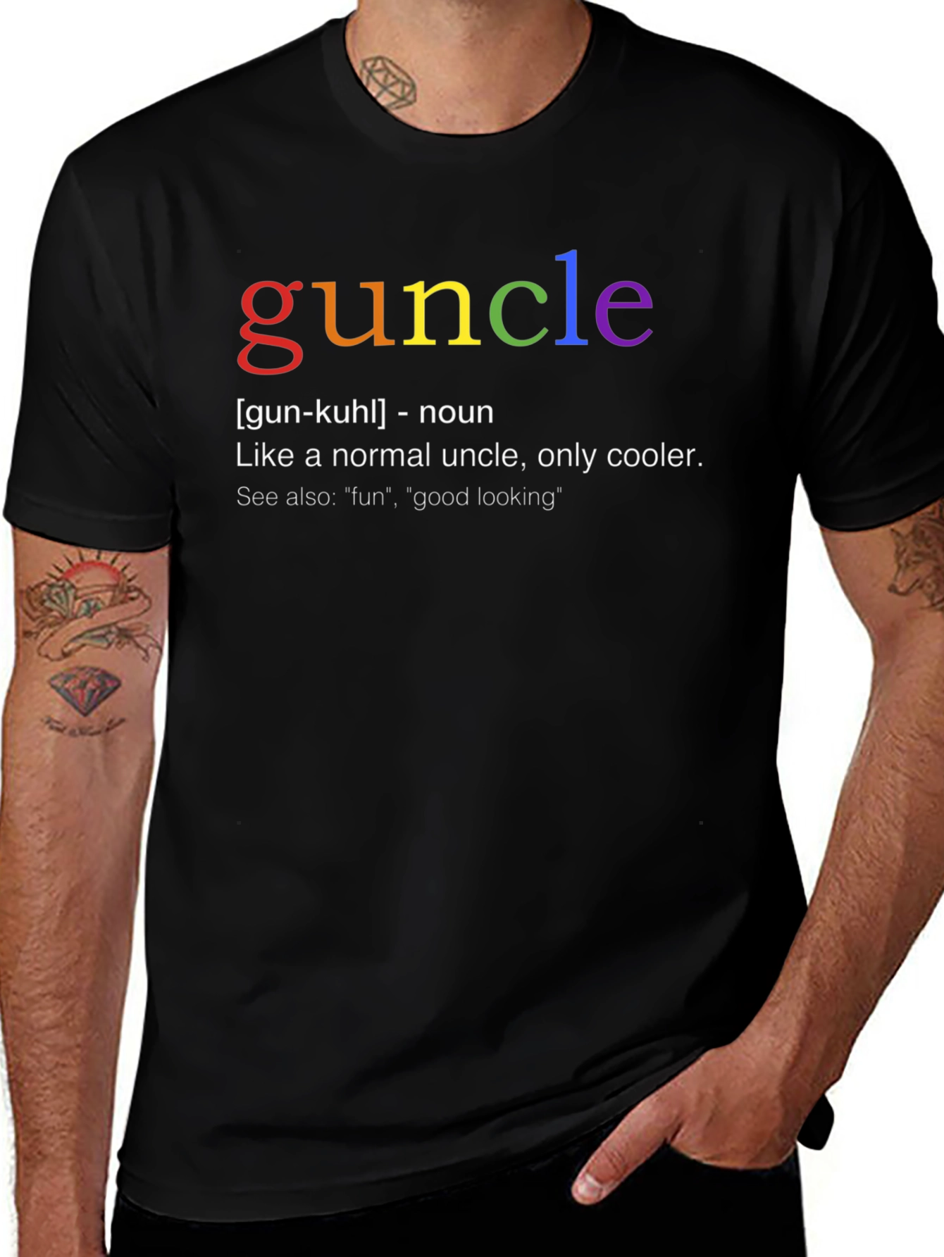 Guncle Definition T-Shirt - Cool Uncle