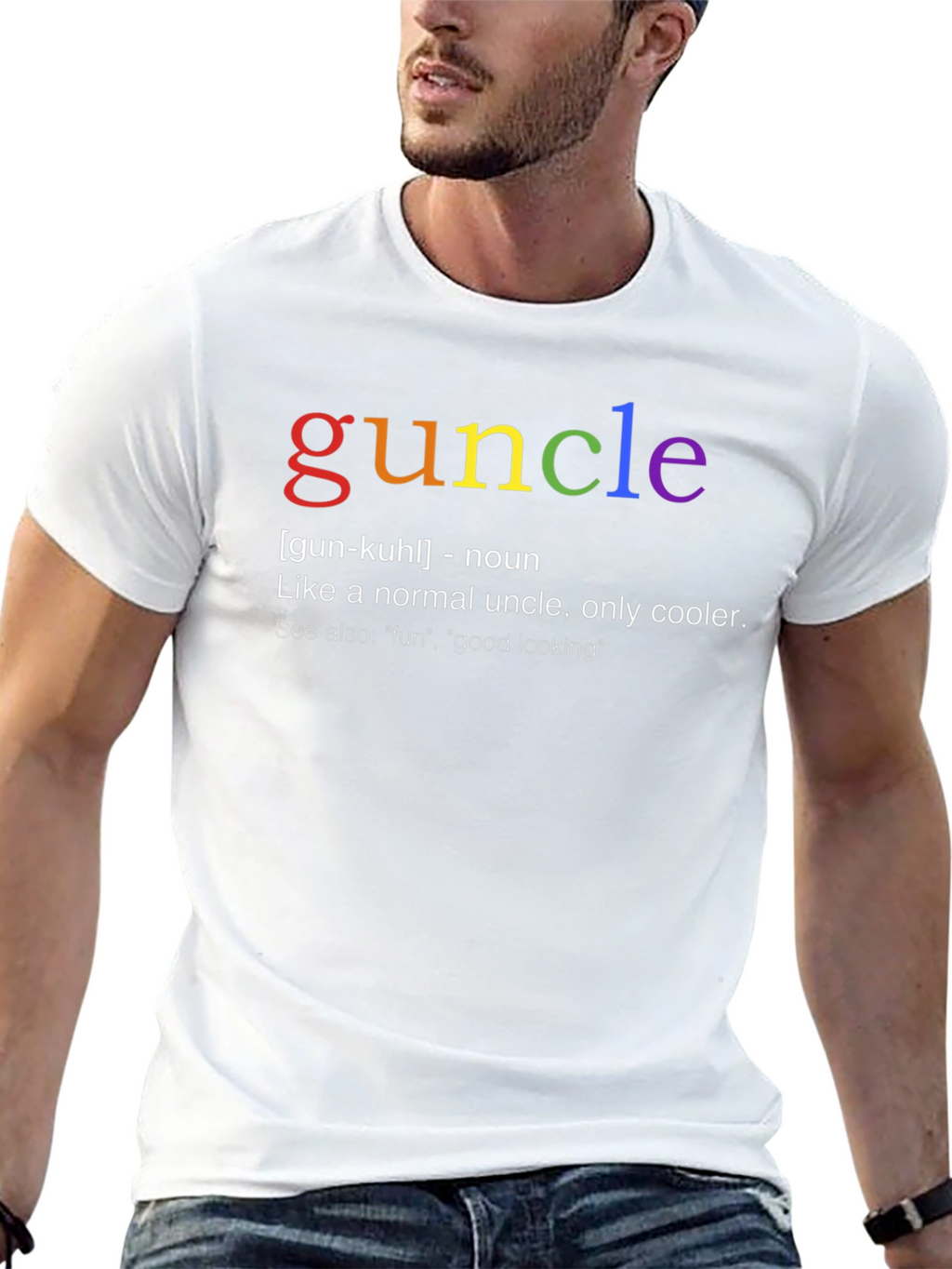Guncle Definition T-Shirt - Cool Uncle