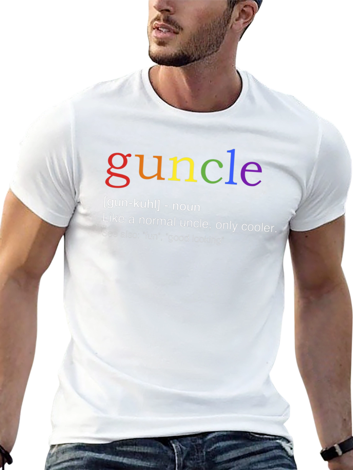 Guncle Definition T-Shirt - Cool Uncle