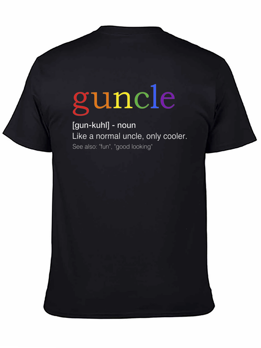 Guncle Definition T-Shirt - Cool Uncle