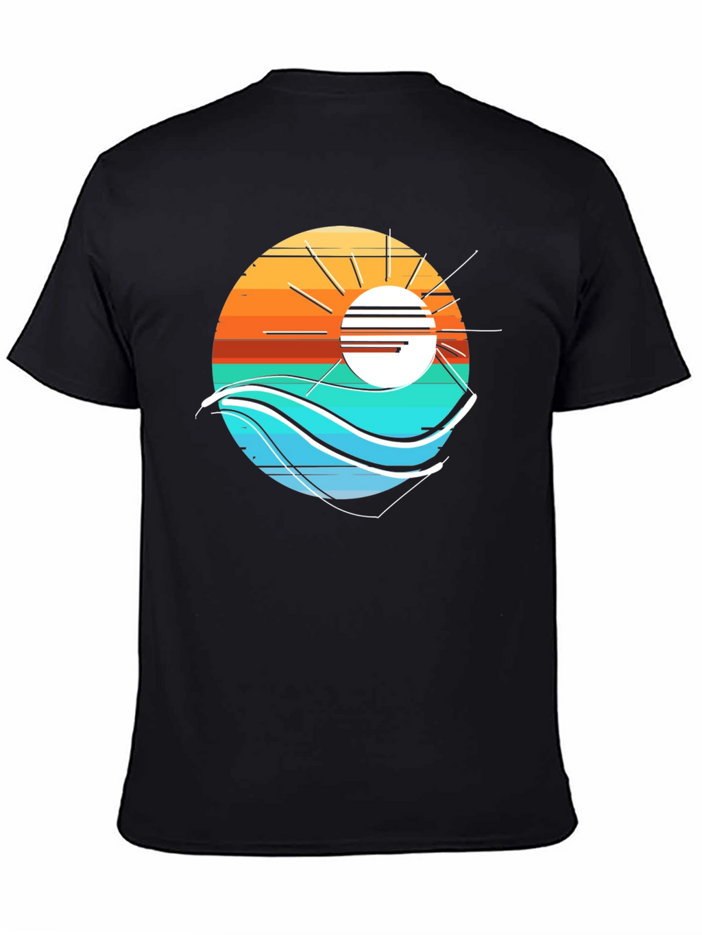 Sunset Wave Graphic T-Shirt