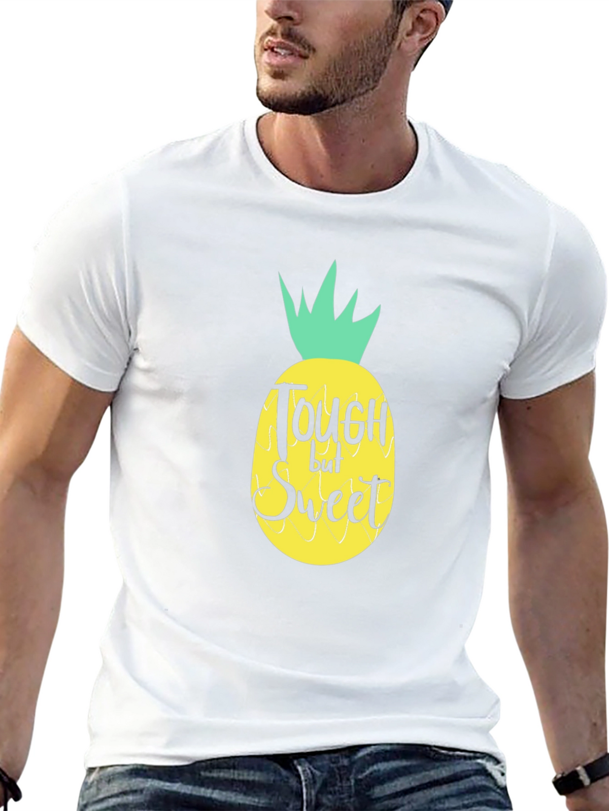 Tough But Sweet Pineapple Graphic Tee