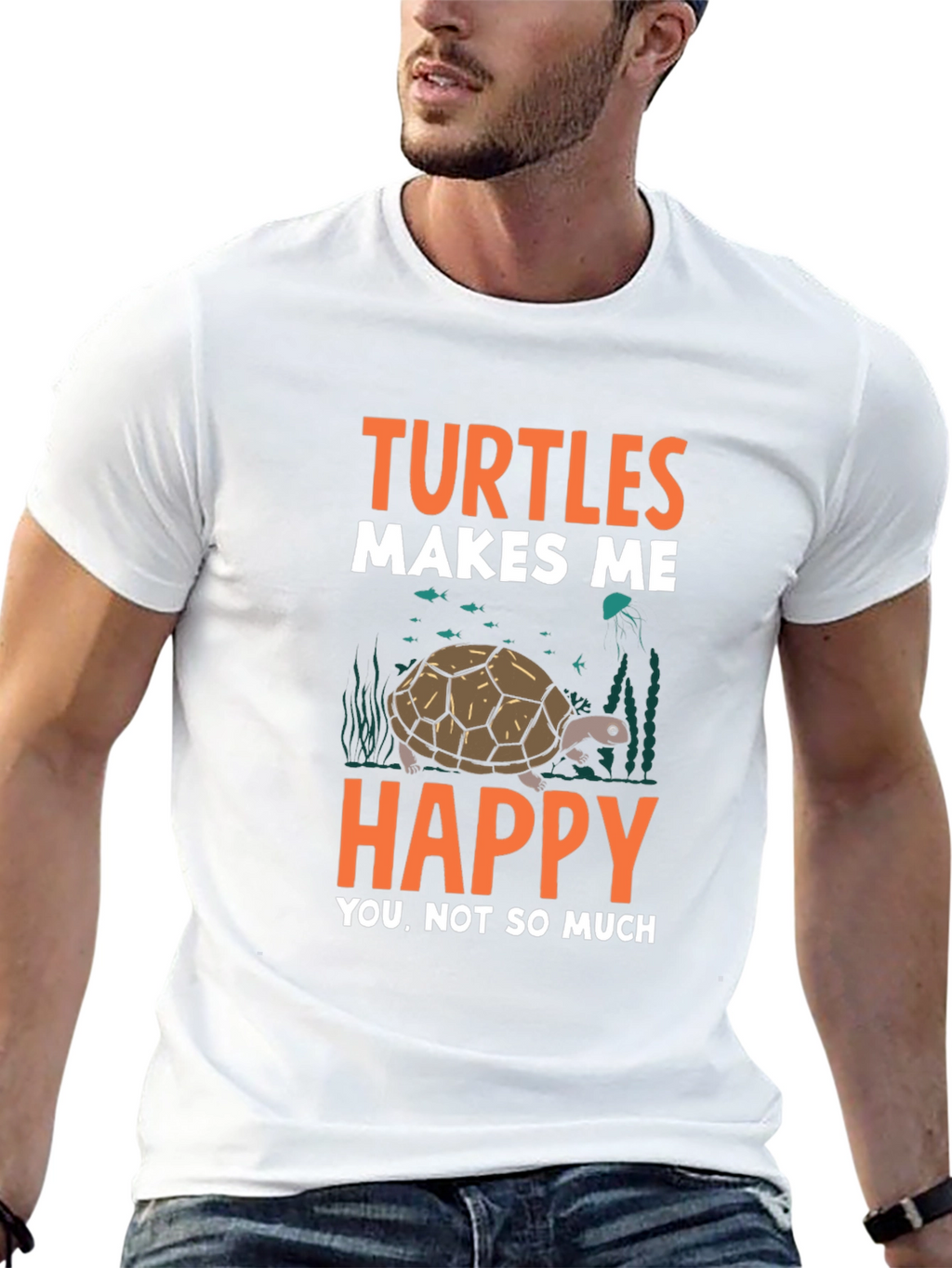 Turtles Make Me Happy Graphic Tee