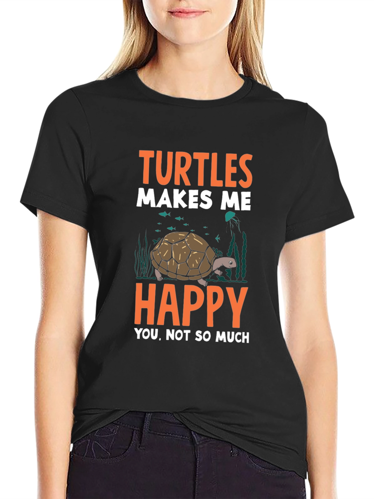 Turtles Make Me Happy Graphic Tee