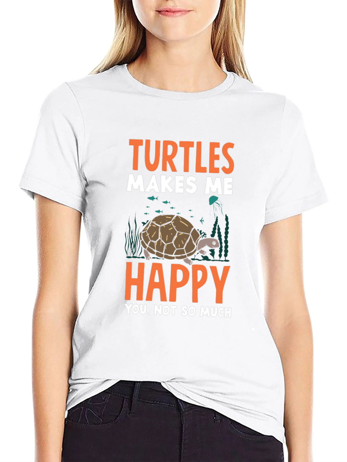Turtles Make Me Happy Graphic Tee