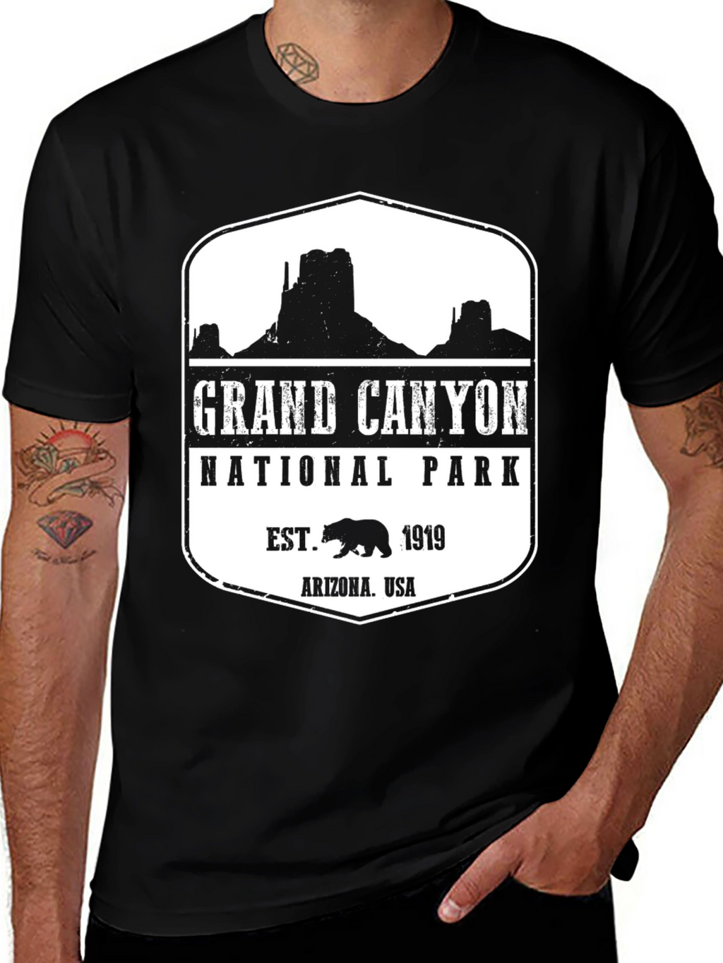 Grand Canyon National Park T-Shirt - Black