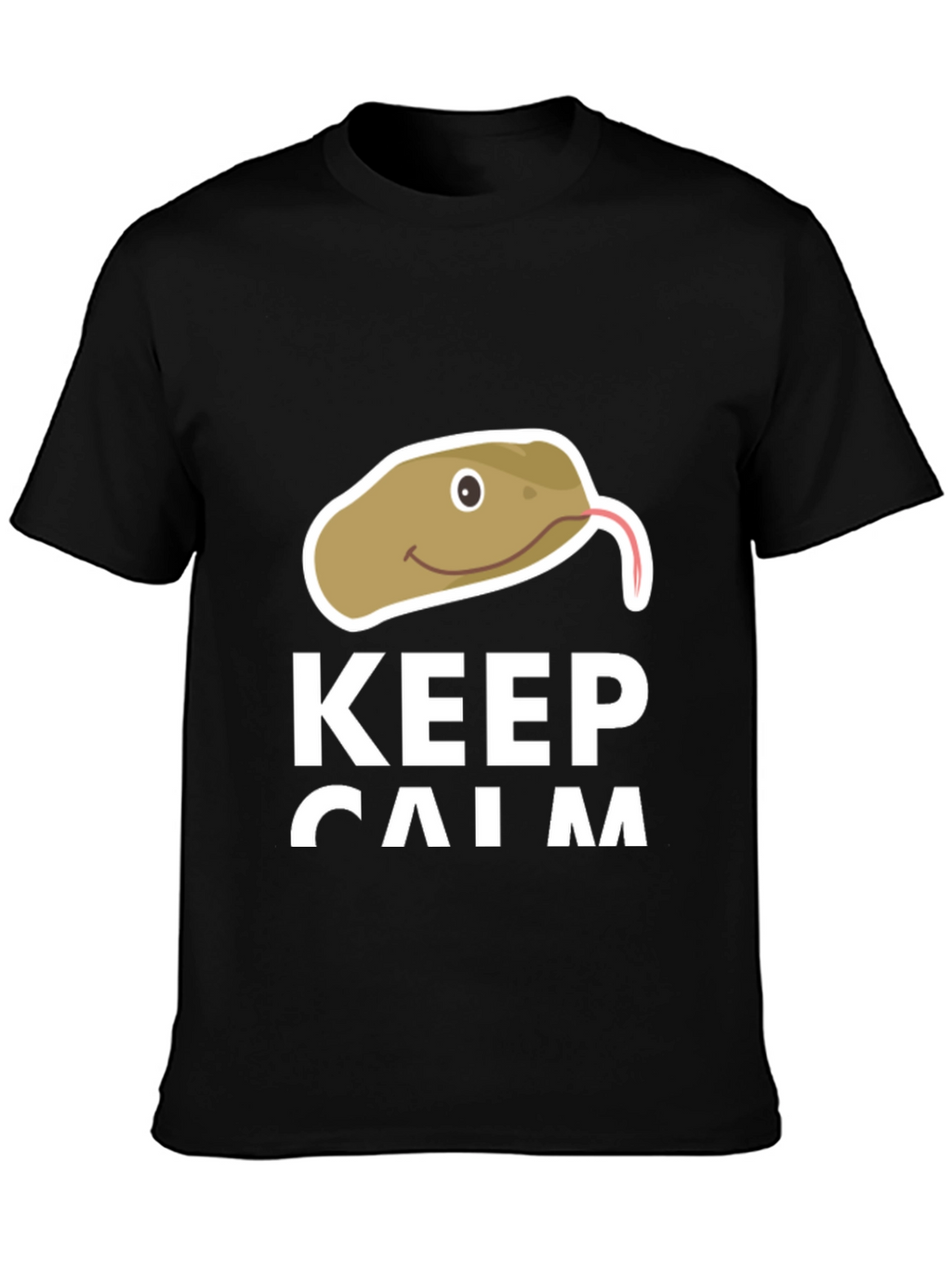 Keep Calm Snake T-Shirt - Funny Novelty Tee