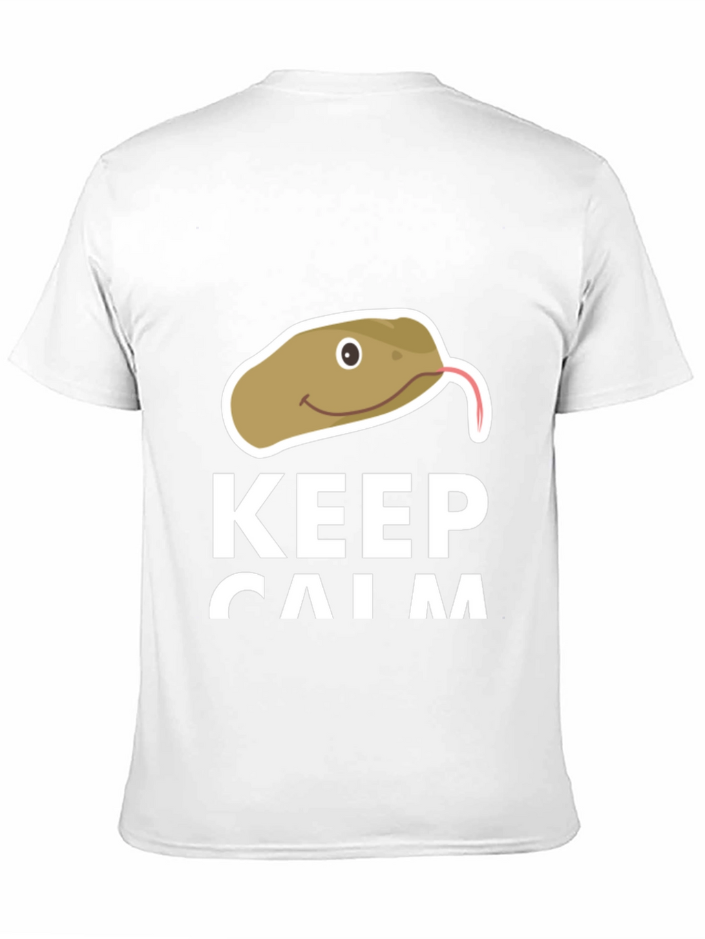 Keep Calm Snake T-Shirt - Funny Novelty Tee
