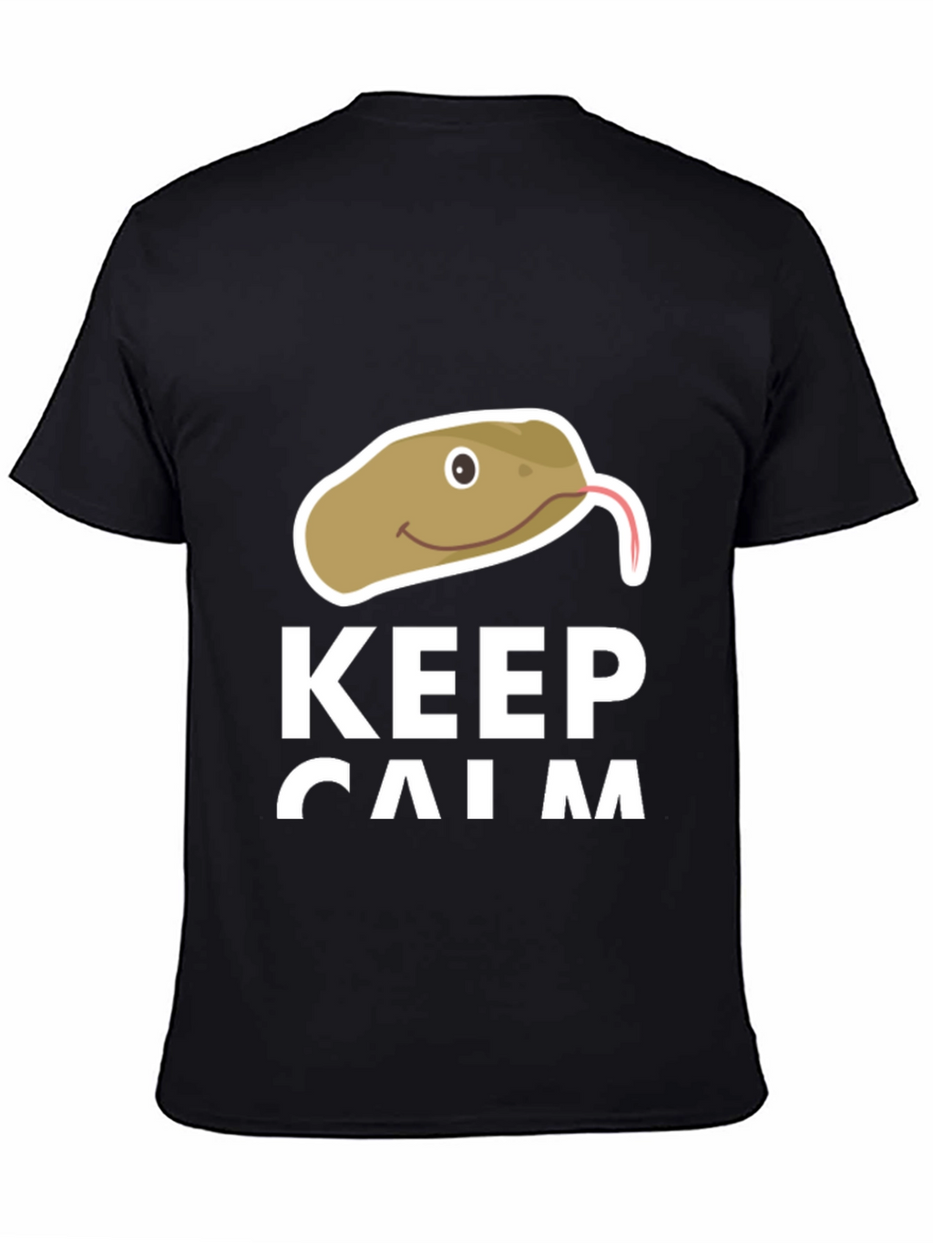 Keep Calm Snake T-Shirt - Funny Novelty Tee