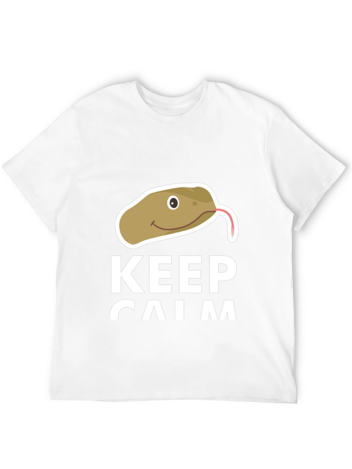 Keep Calm Snake T-Shirt - Funny Novelty Tee