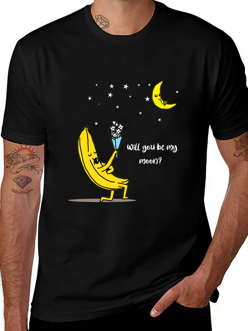 Banana Moon Proposal Graphic T-Shirt