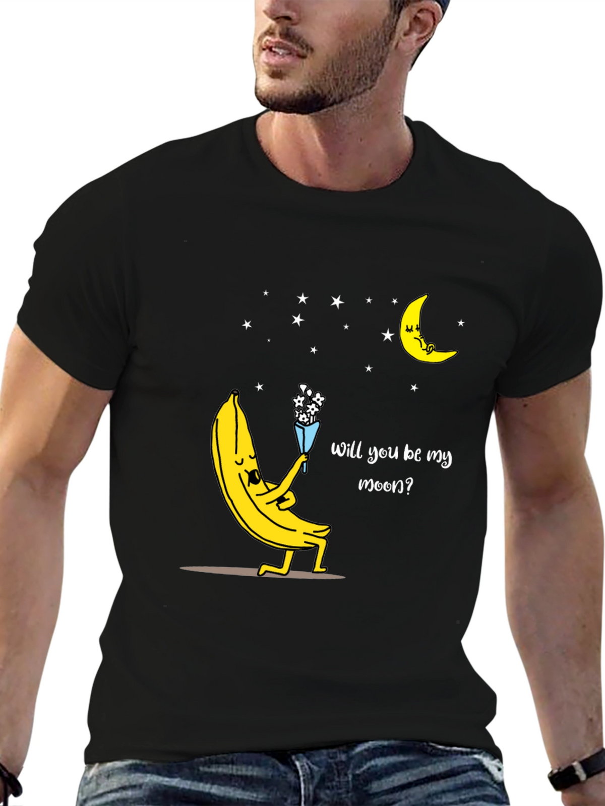 Banana Moon Proposal Graphic T-Shirt