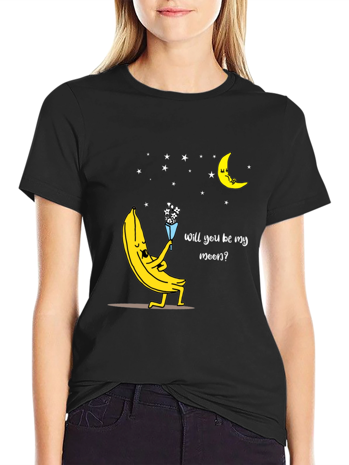 Banana Moon Proposal Graphic T-Shirt