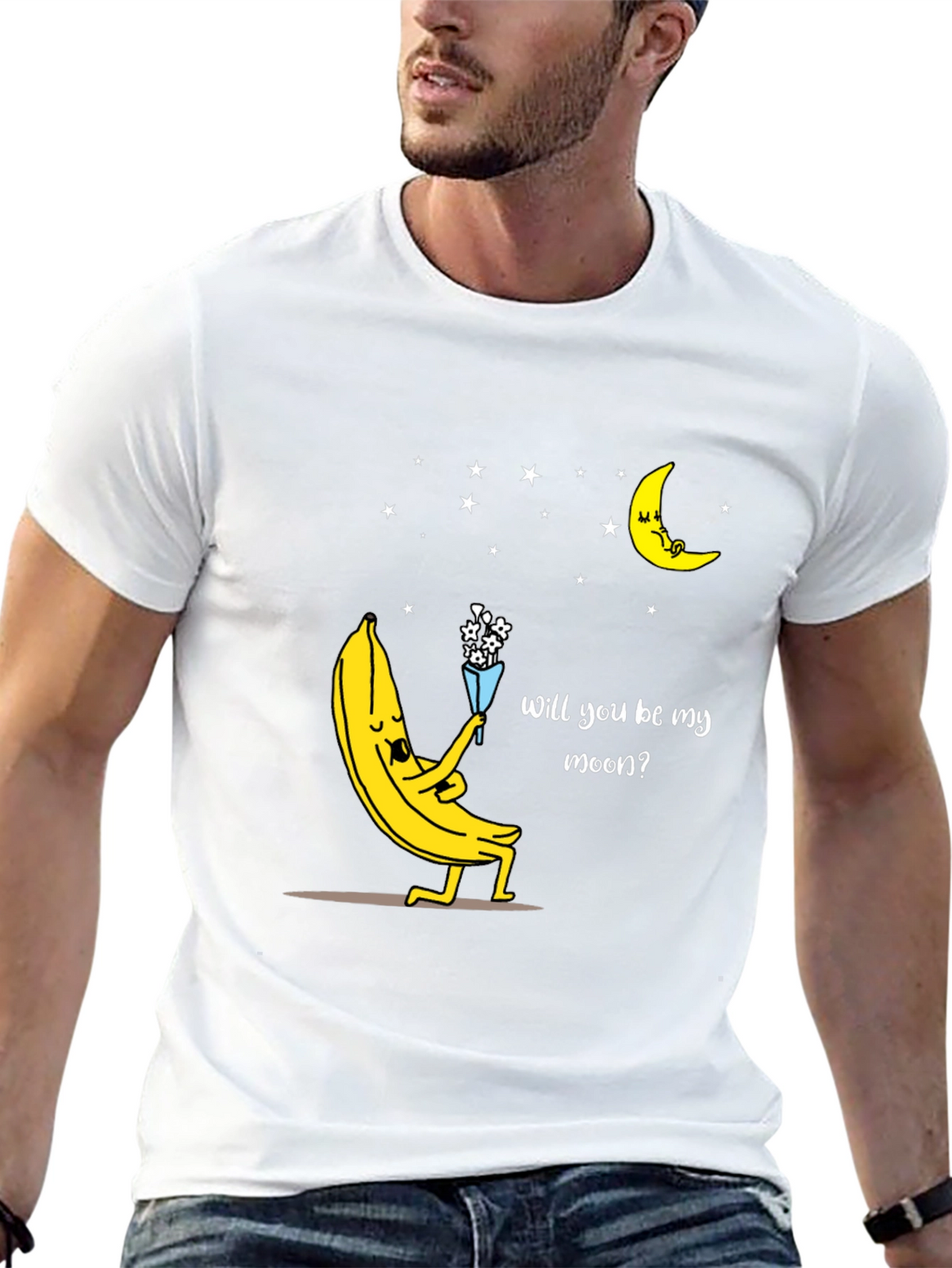 Banana Moon Proposal Graphic T-Shirt
