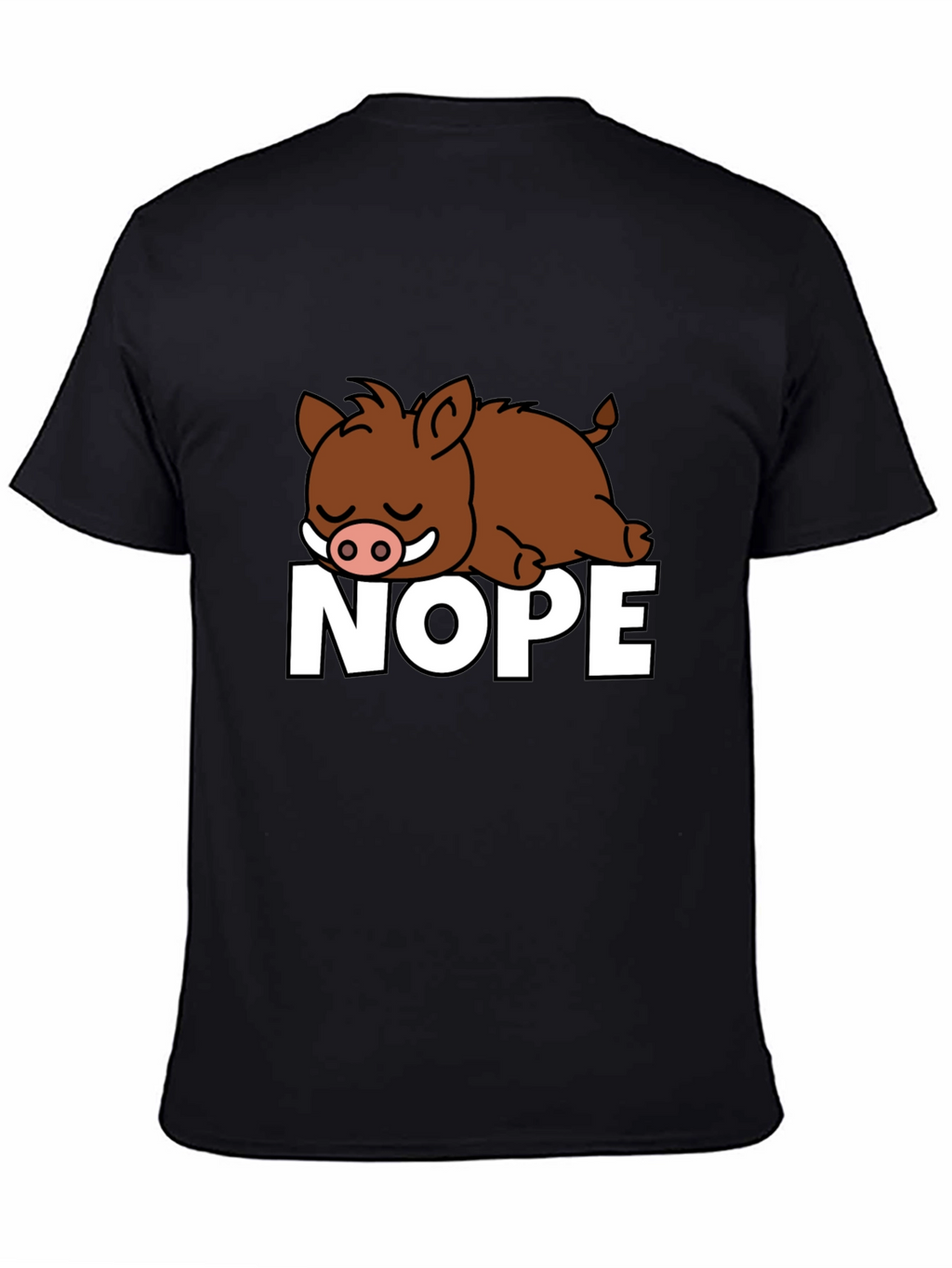 Nope Boar Graphic T-Shirt - Relaxed Fit