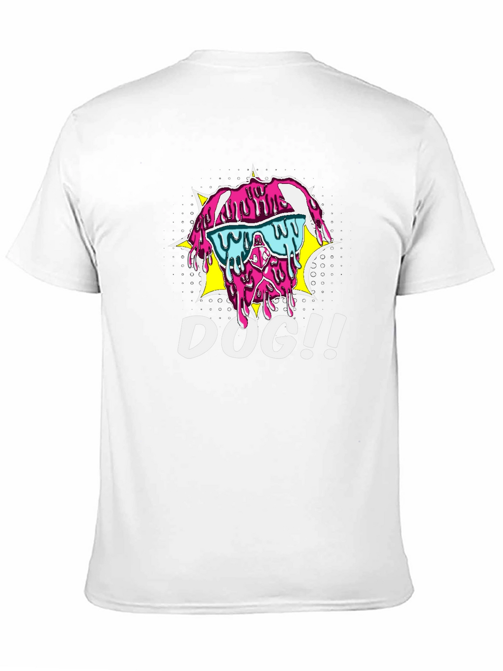 Melting Dog T-Shirt - Cool Pop Art Style