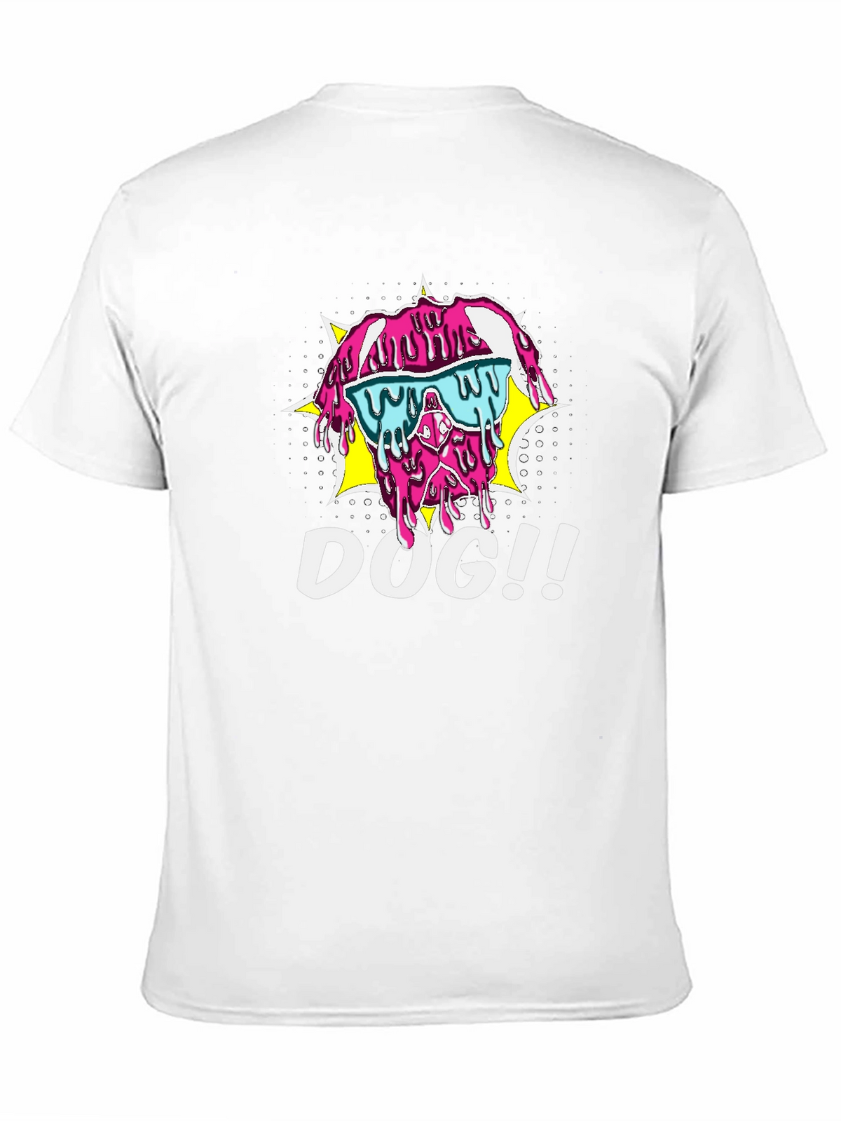 Melting Dog T-Shirt - Cool Pop Art Style