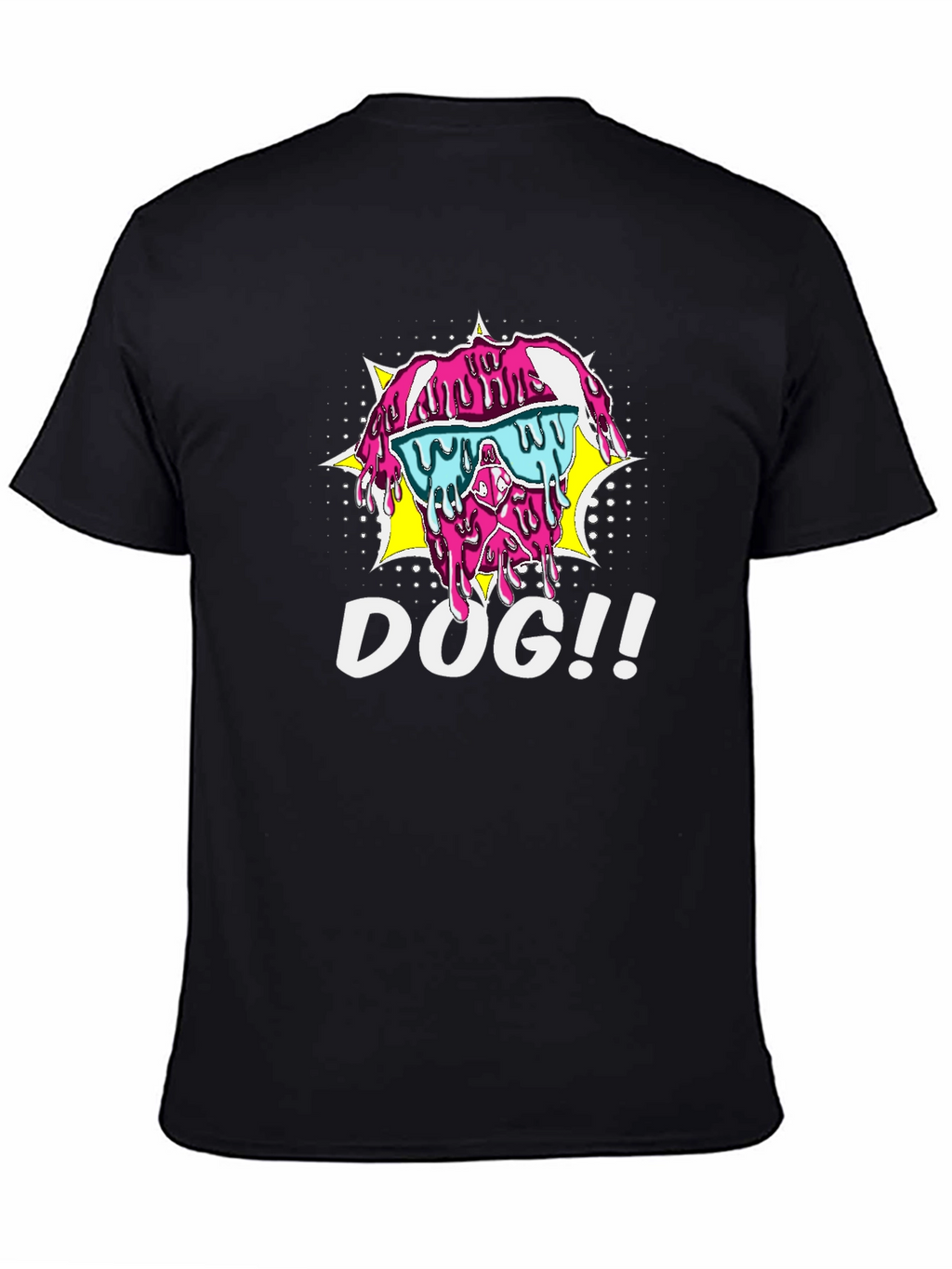 Melting Dog T-Shirt - Cool Pop Art Style