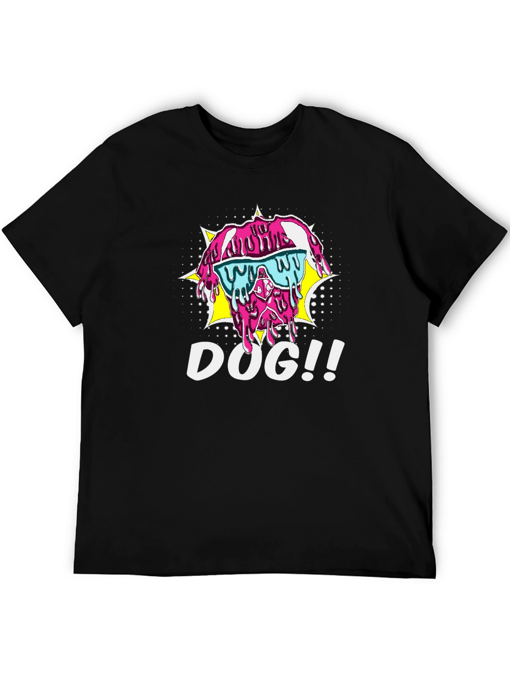Melting Dog T-Shirt - Cool Pop Art Style