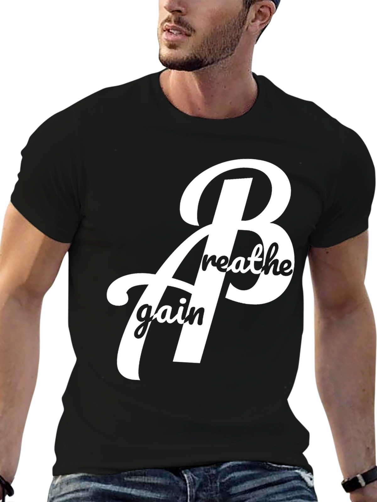 Breathe Again Graphic Tee - Stylish Comfort