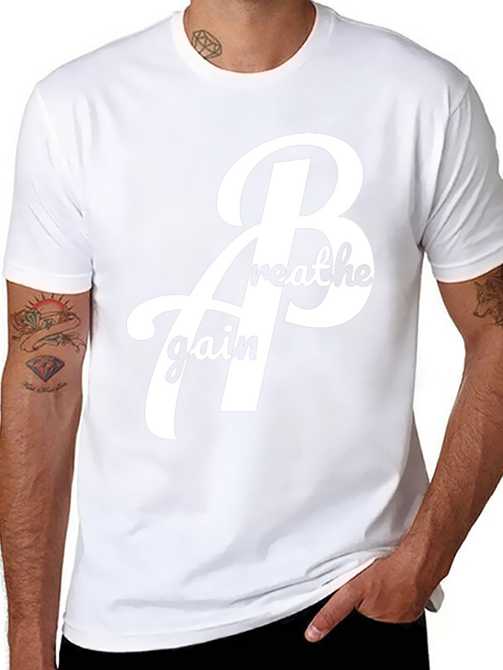 Breathe Again Graphic Tee - Stylish Comfort