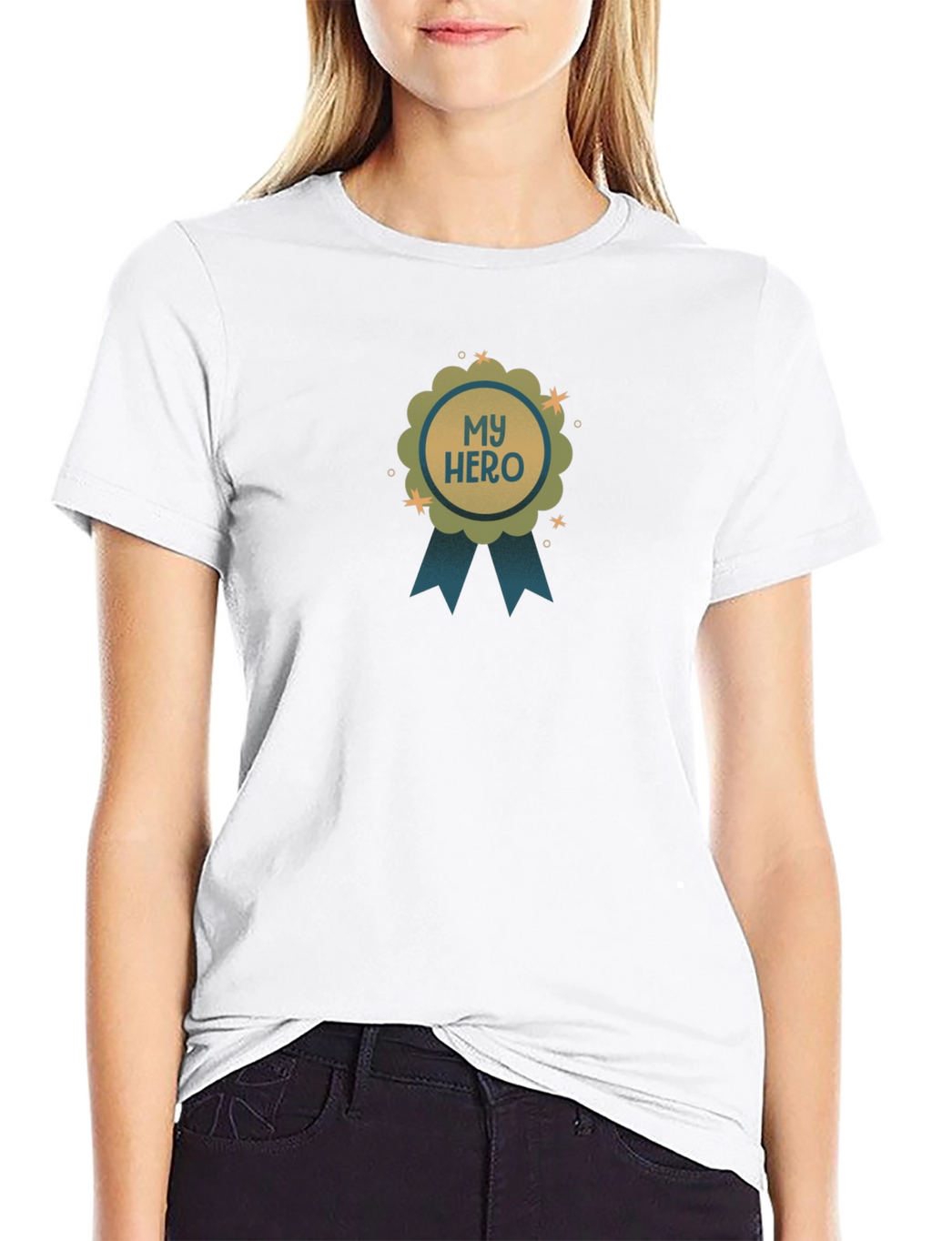 My Hero Graphic T-Shirt - Black