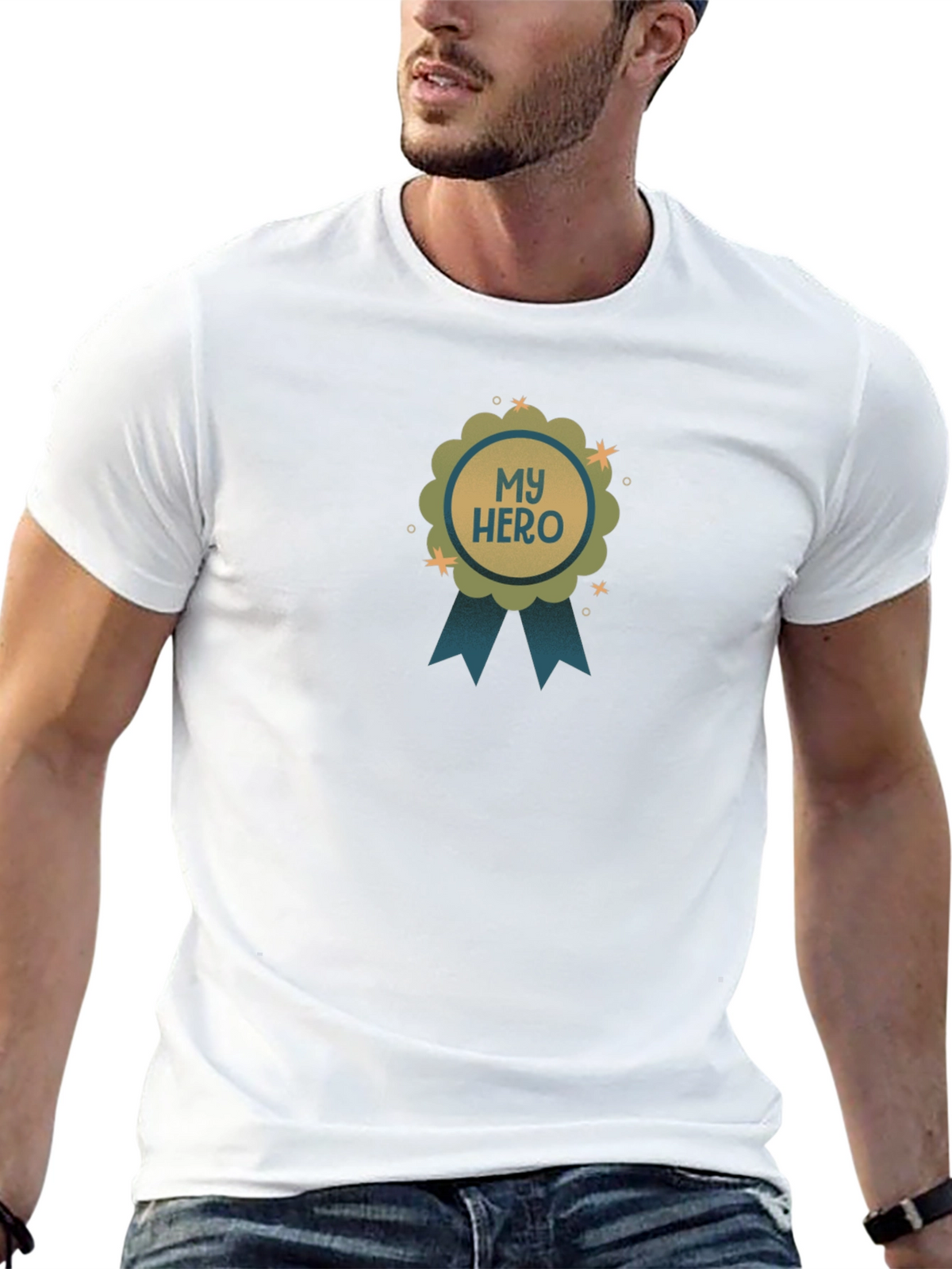 My Hero Graphic T-Shirt - Black