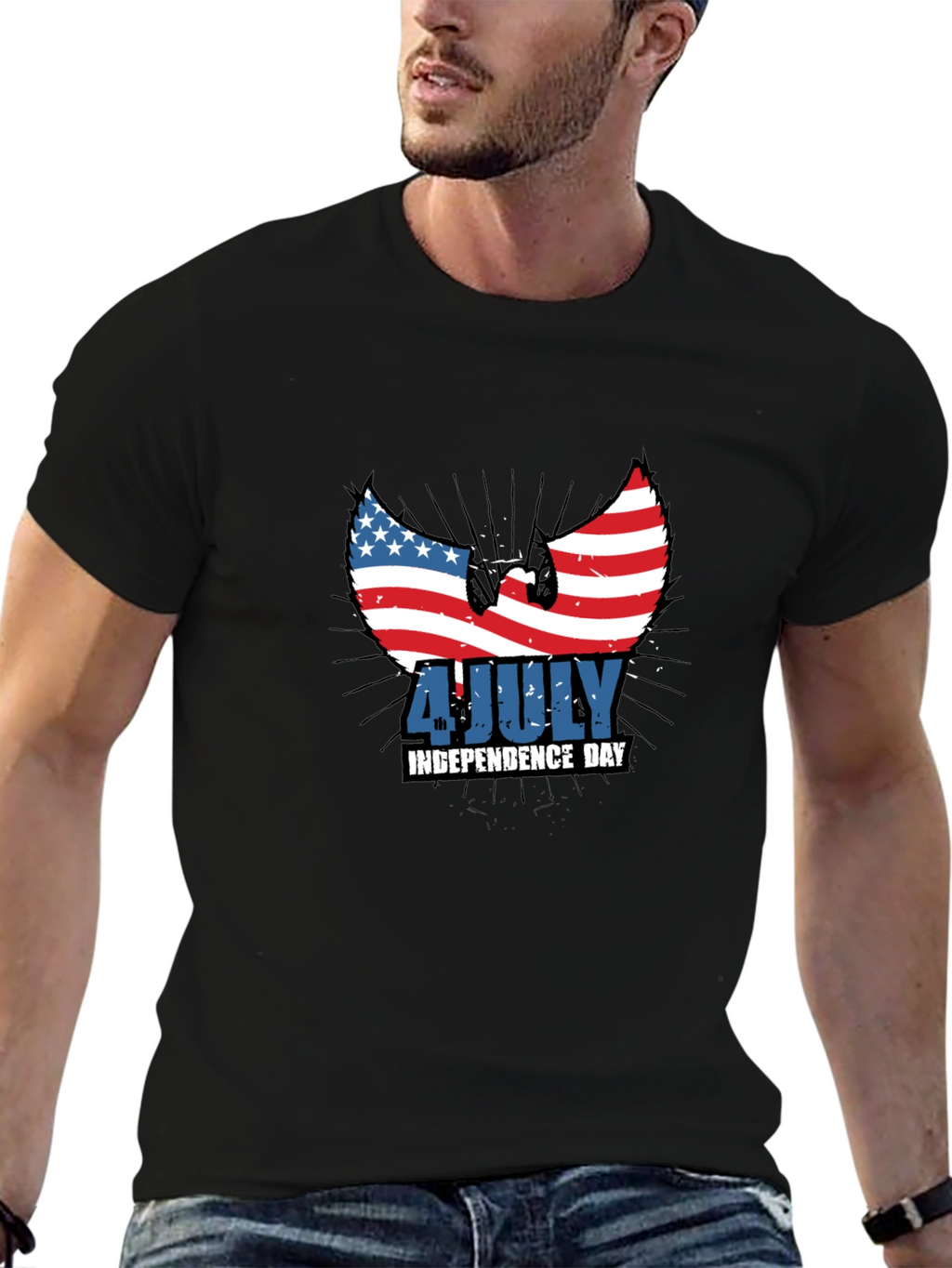 4th of July Independence Day Graphic T-Shirt