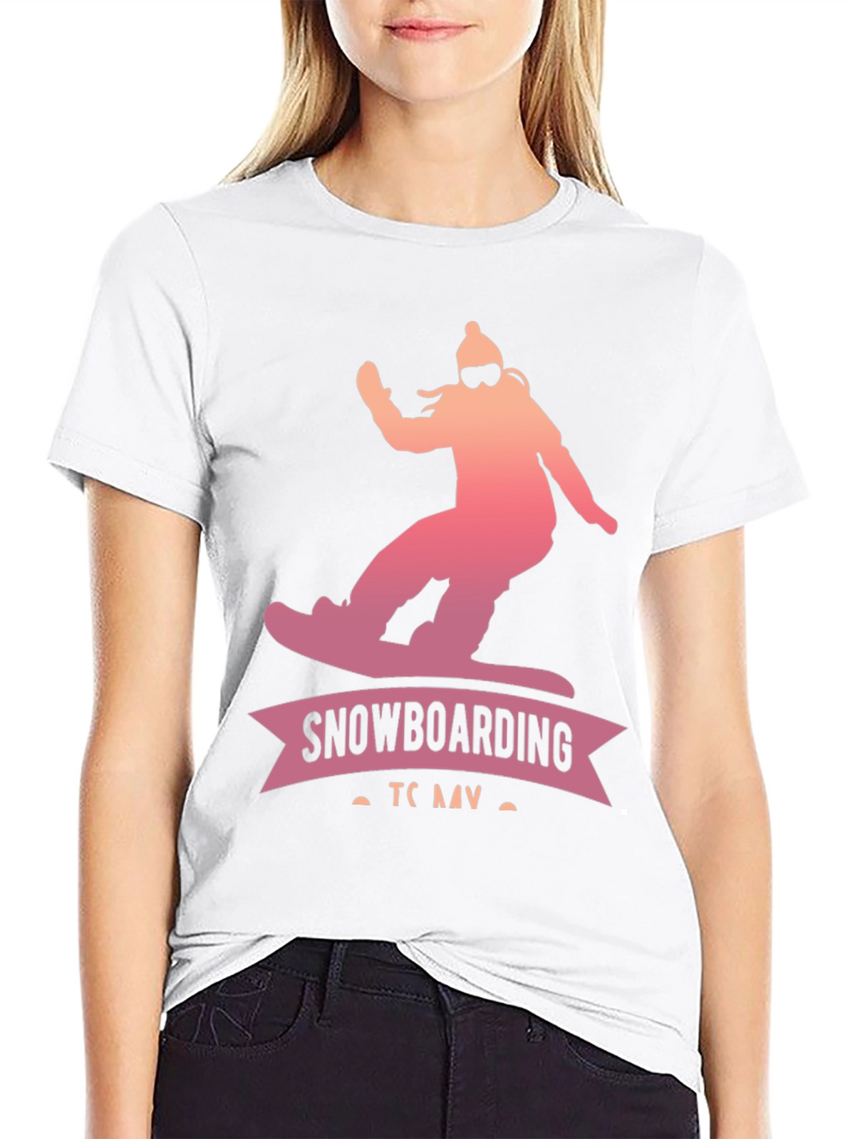 Snowboarding Graphic Tee - Winter Sports Apparel