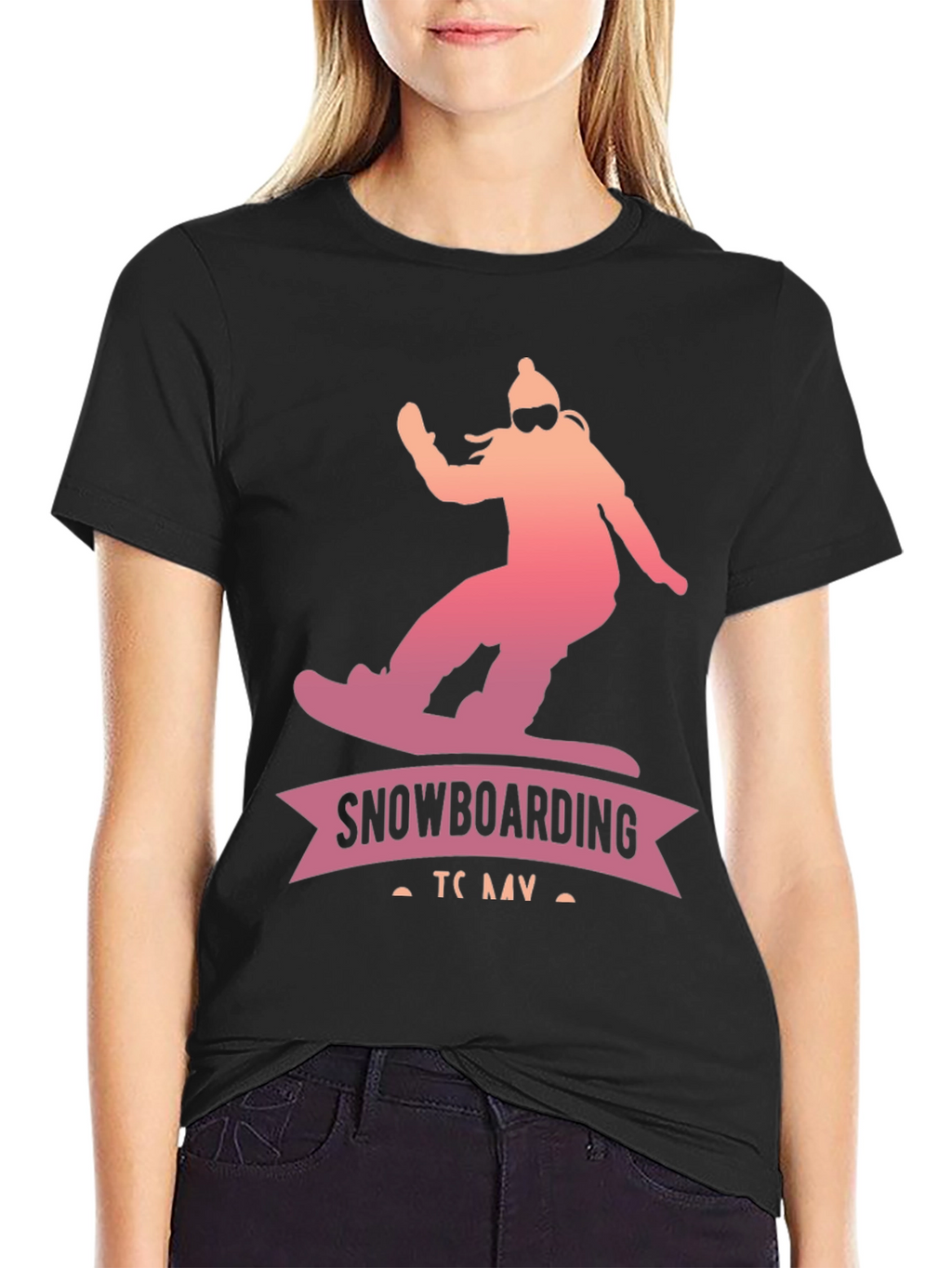 Snowboarding Graphic Tee - Winter Sports Apparel