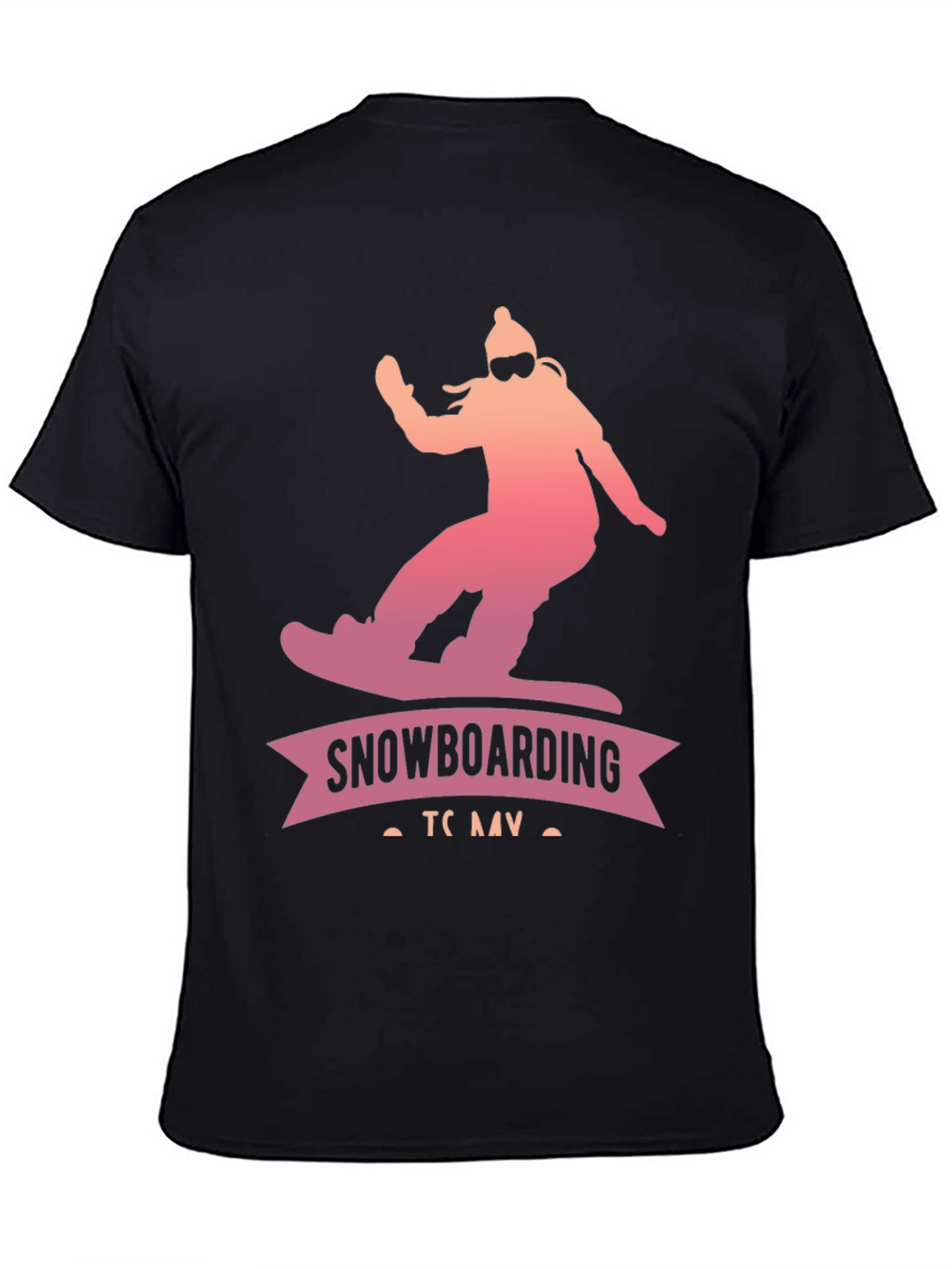 Snowboarding Graphic Tee - Winter Sports Apparel