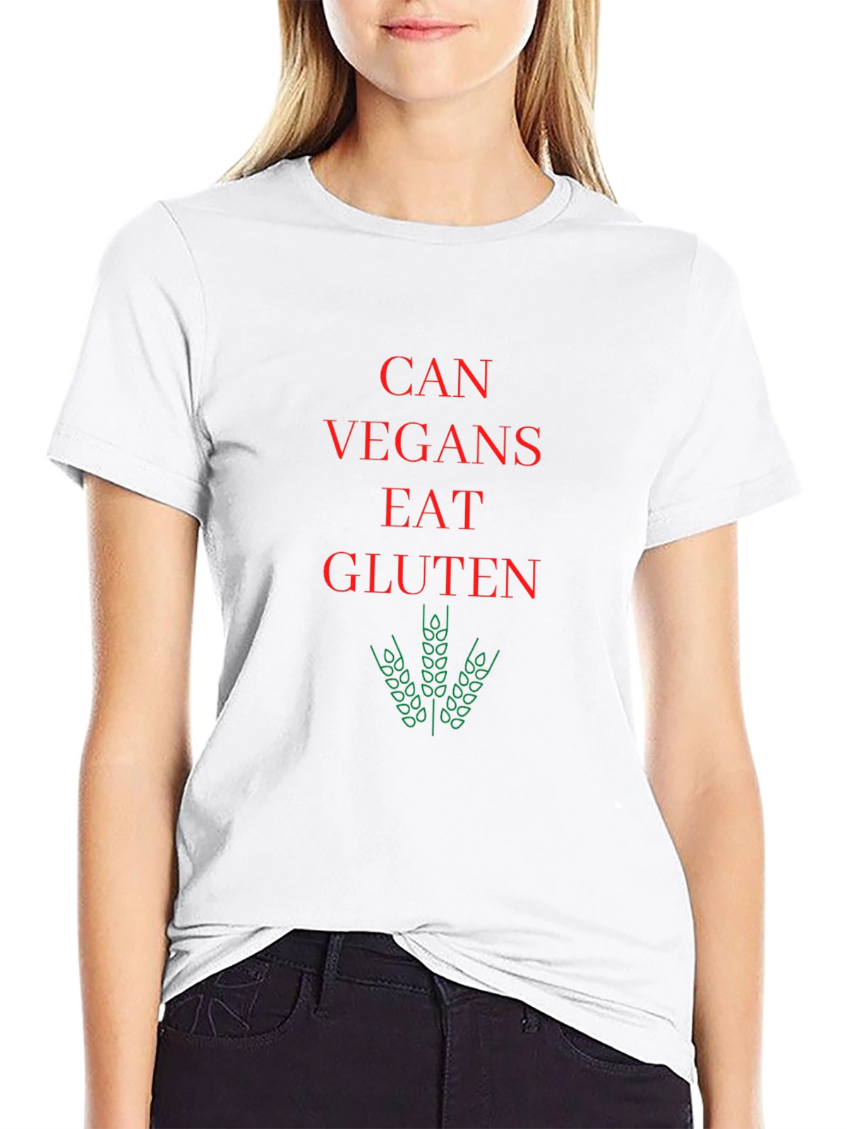 Can Vegans Eat Gluten Funny Vegan T-Shirt