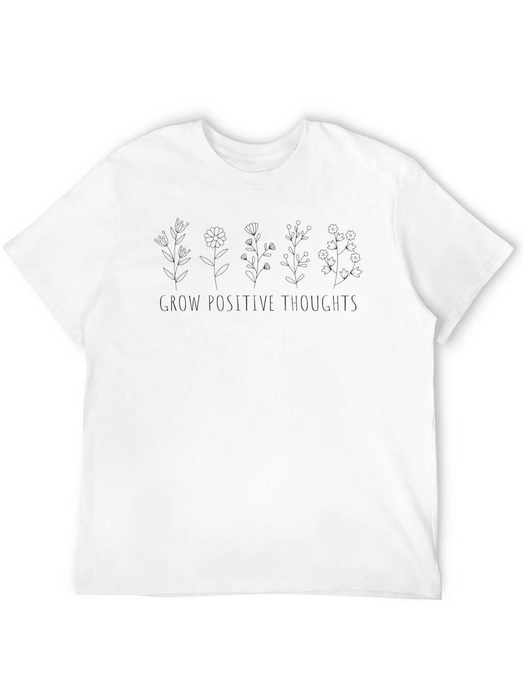 Mens Solid Black Crew Neck T-Shirt - Casual Style
