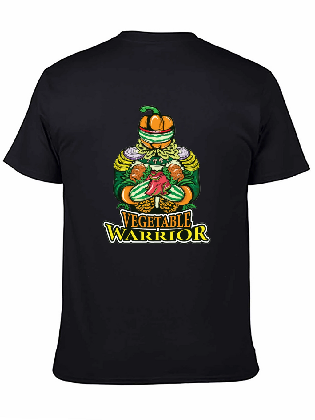 Vegetable Warrior Graphic T-Shirt - Unique Vegan Style