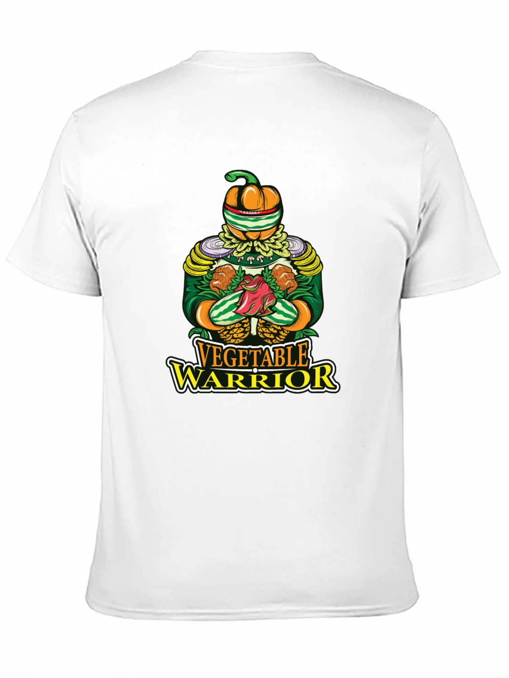 Vegetable Warrior Graphic T-Shirt - Unique Vegan Style