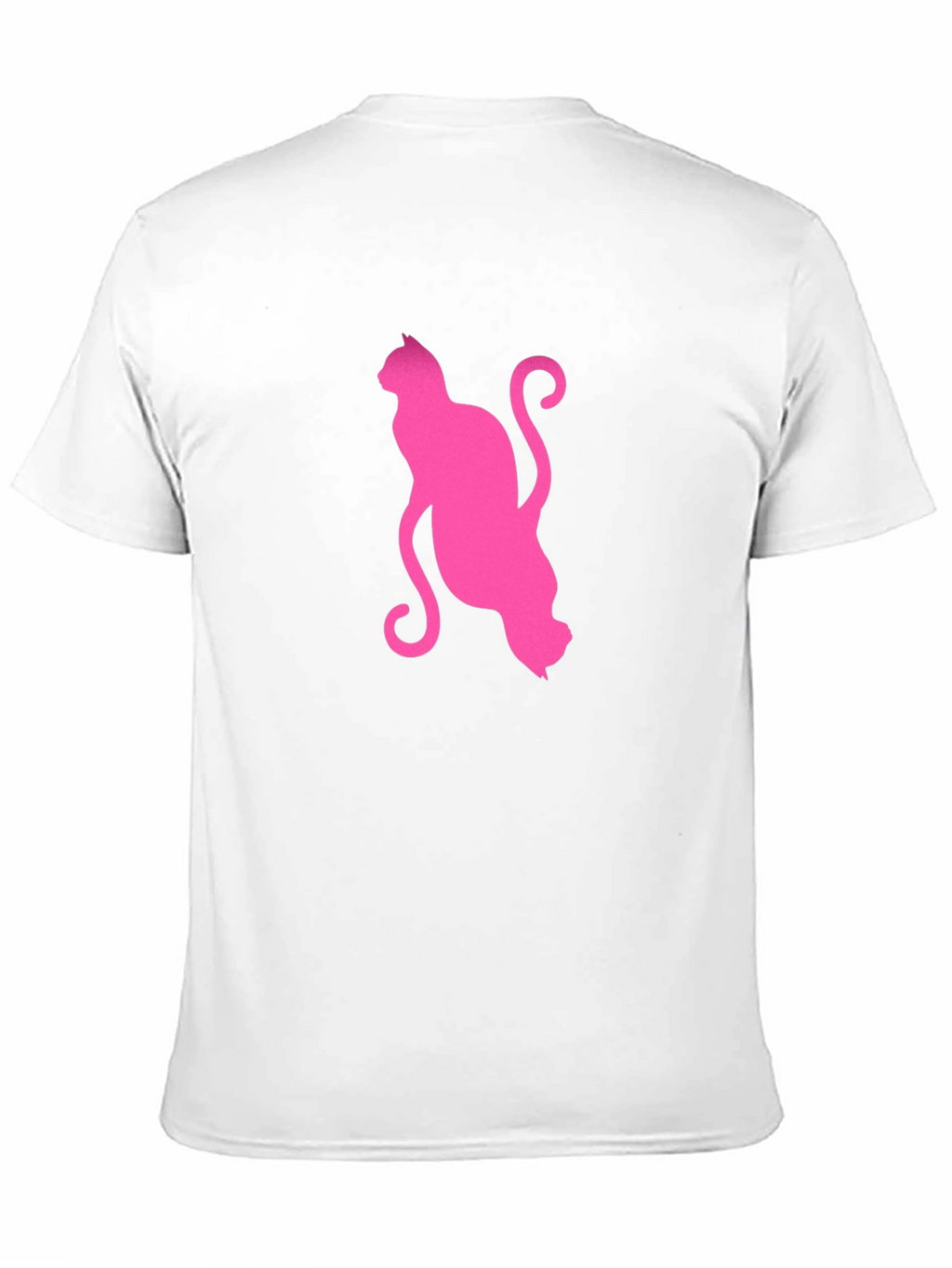 Pink Cat Graphic T-Shirt