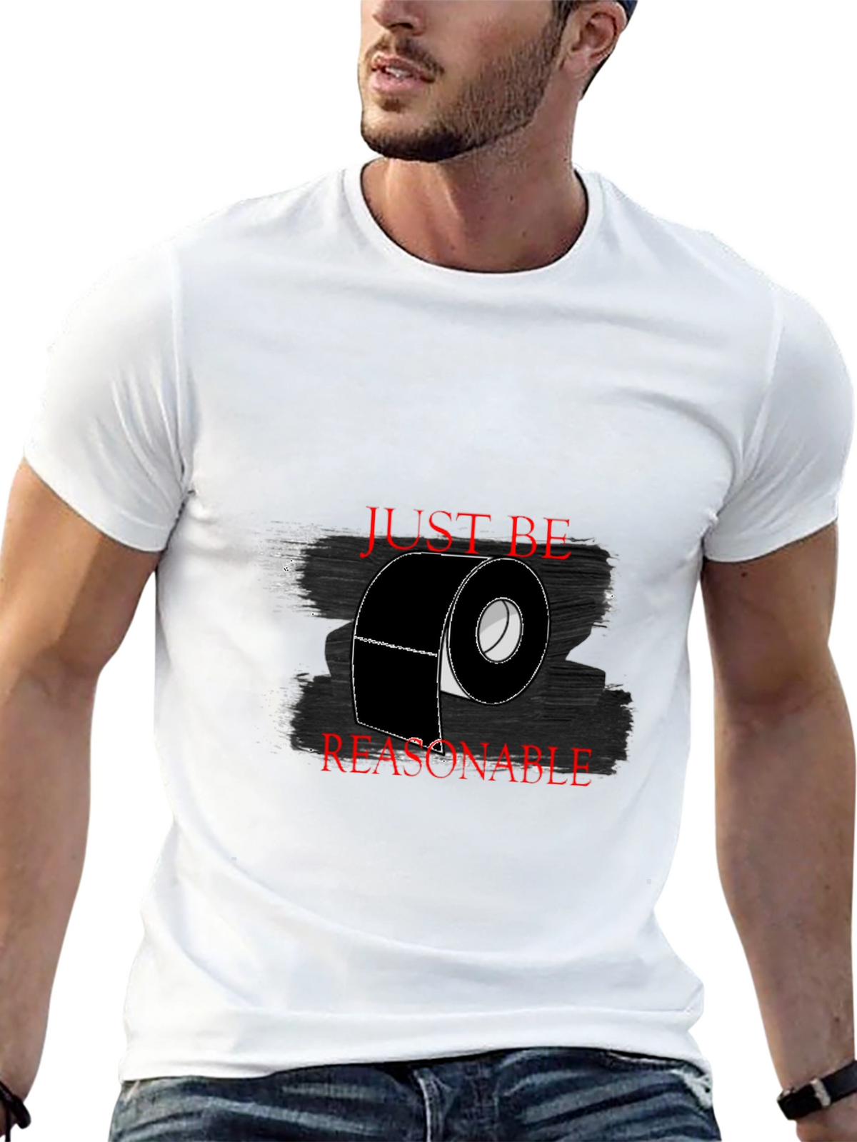 Just Be Reasonable T-Shirt - Black