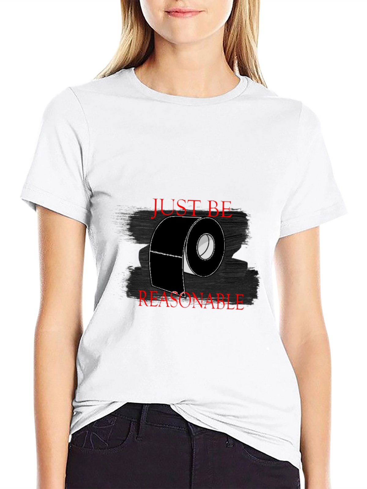 Just Be Reasonable T-Shirt - Black