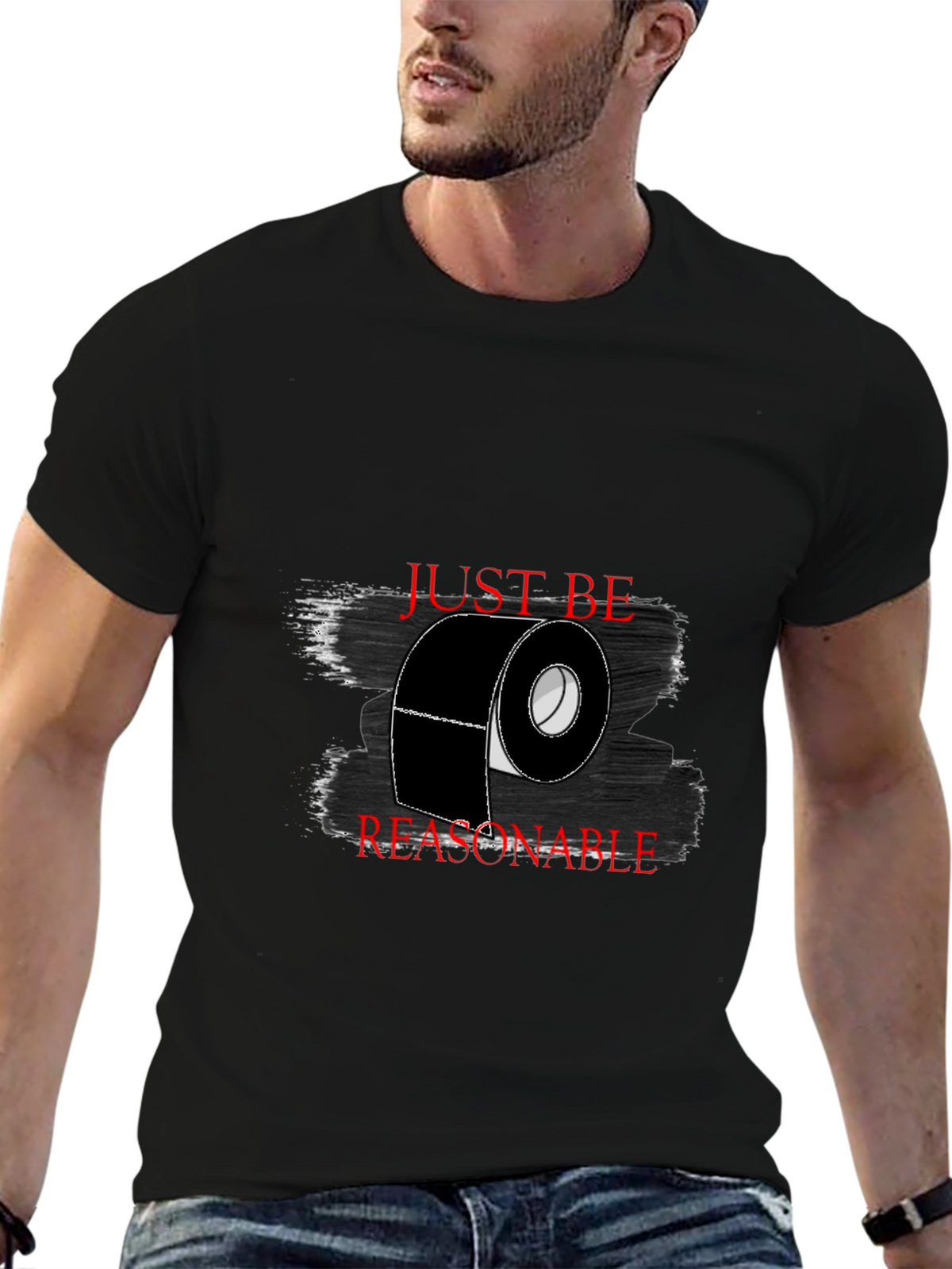 Just Be Reasonable T-Shirt - Black