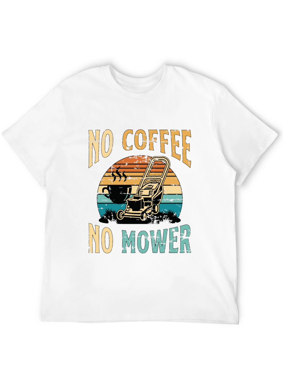 No Coffee No Mower T-Shirt