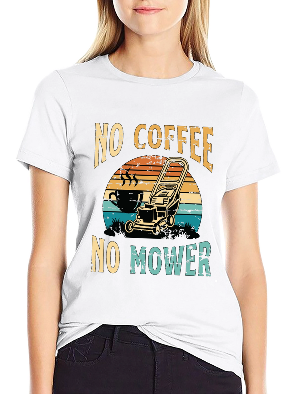 No Coffee No Mower T-Shirt