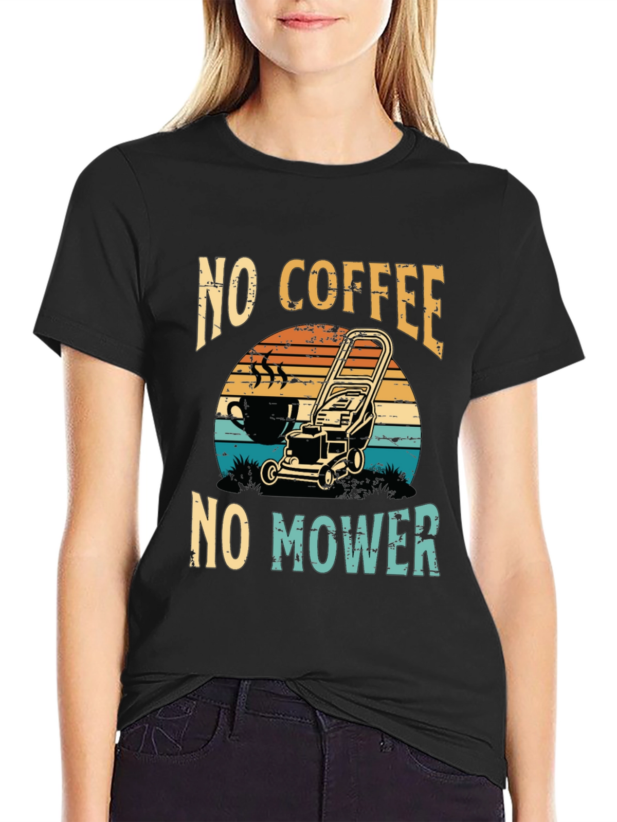No Coffee No Mower T-Shirt