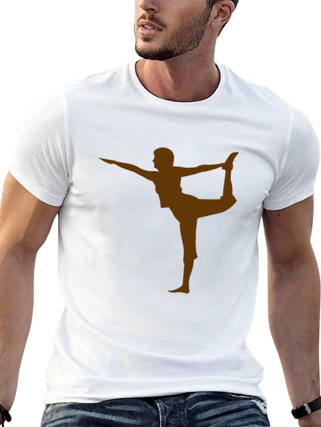 Yoga Pose Graphic Tee - Relaxed Fit