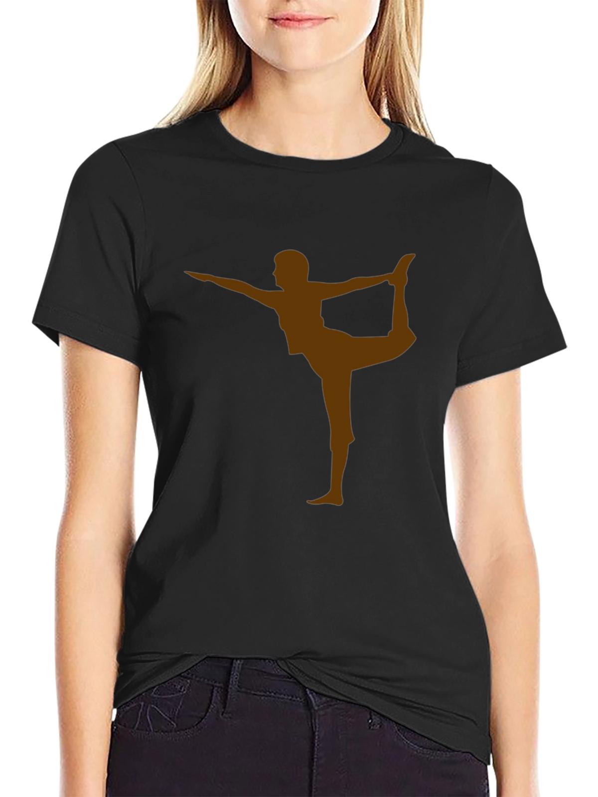 Yoga Pose Graphic Tee - Relaxed Fit