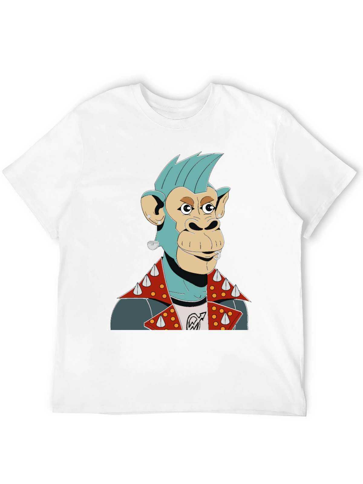 Punk Ape Graphic T-Shirt - Black