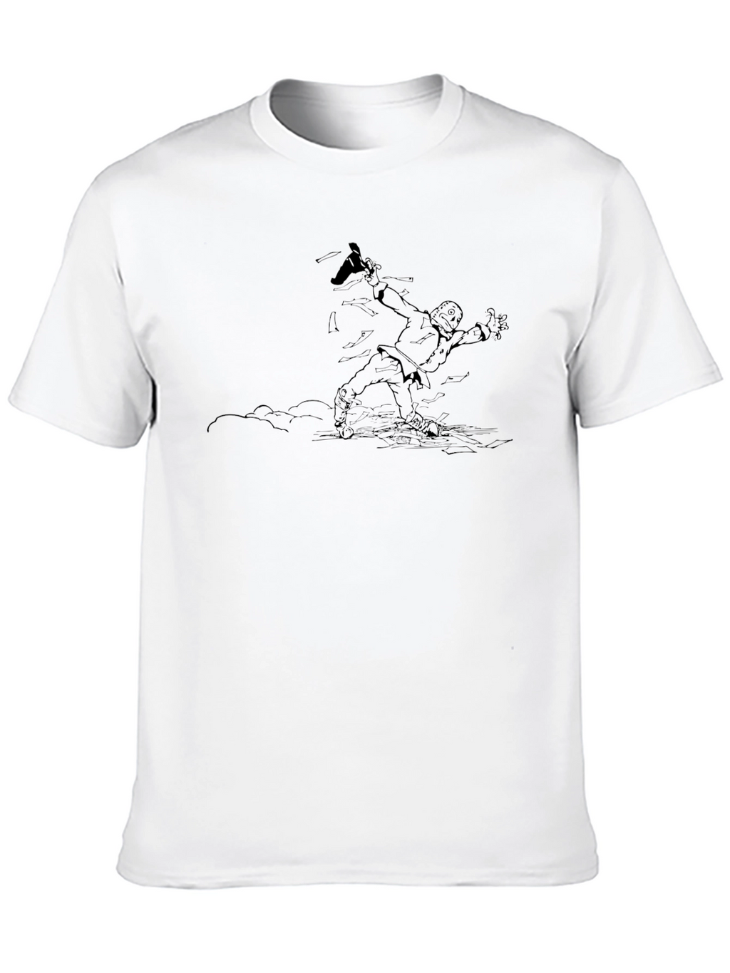 Retro Logger Graphic T-Shirt - Black