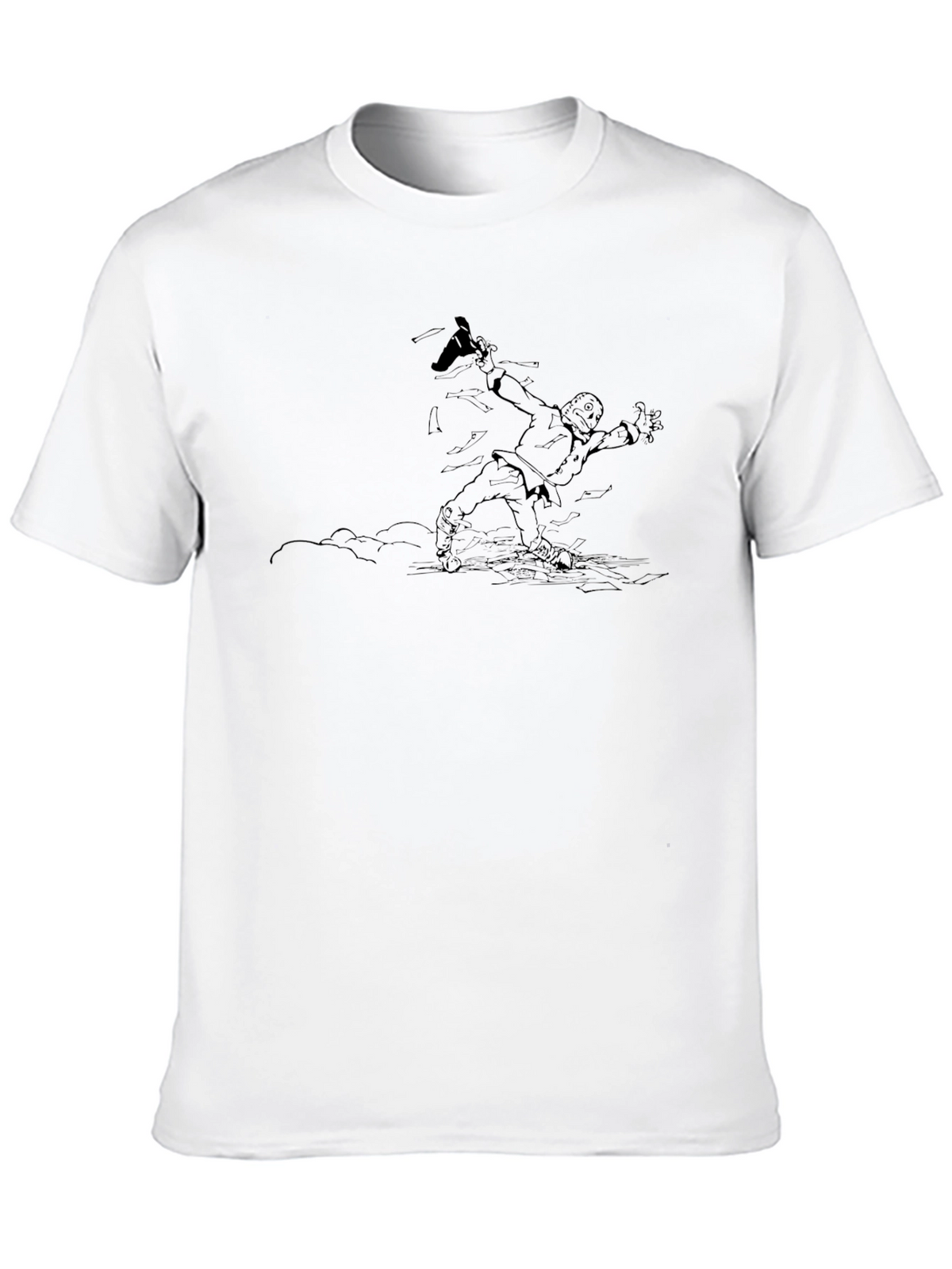 Retro Logger Graphic T-Shirt - Black