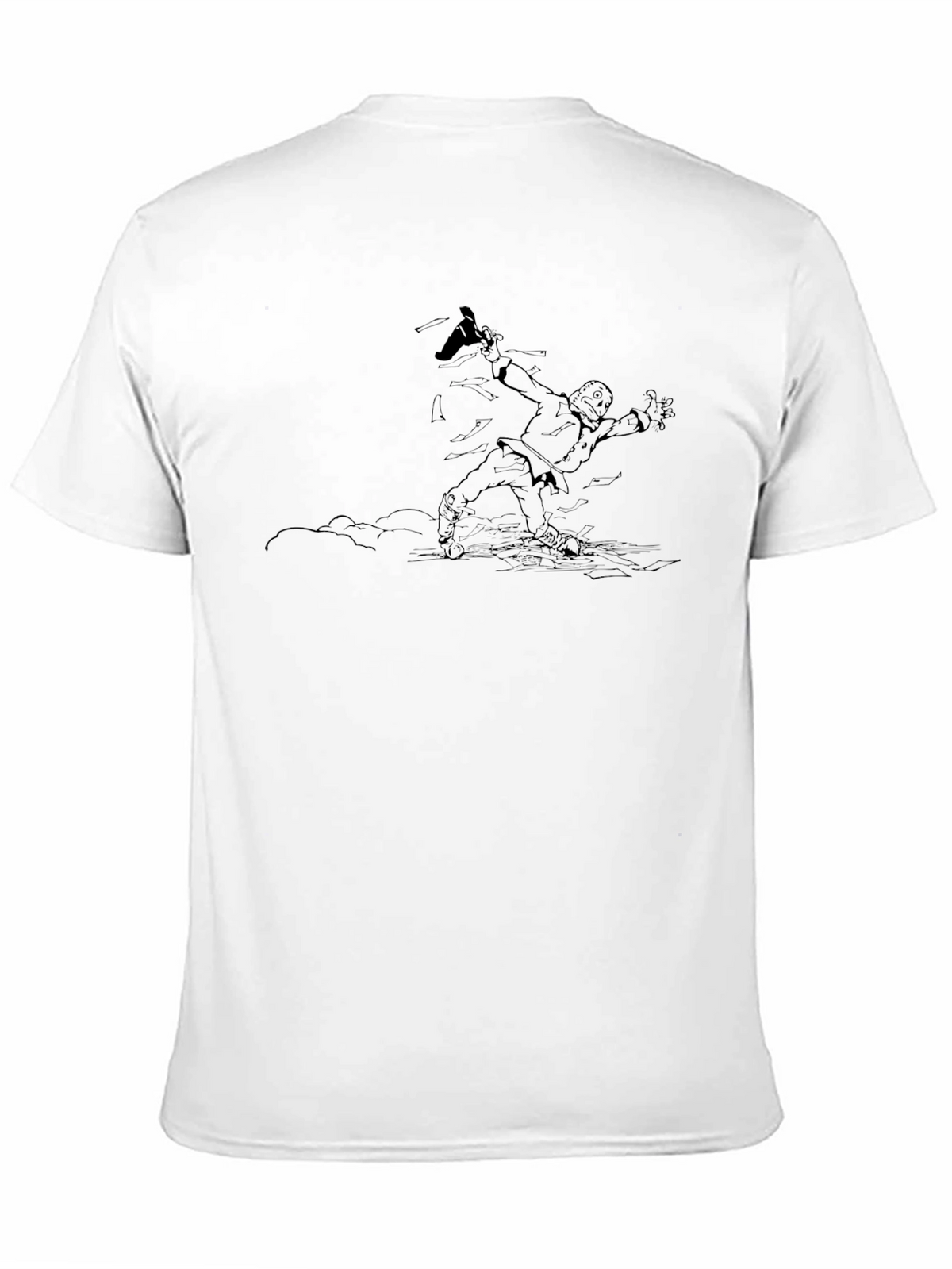 Retro Logger Graphic T-Shirt - Black