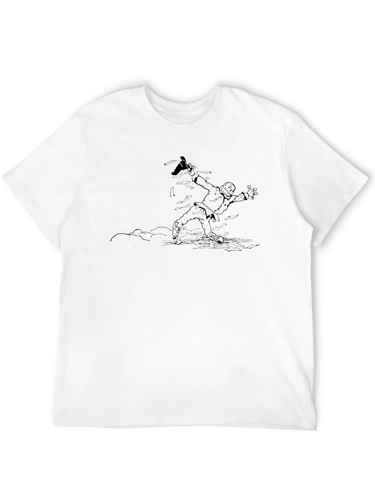 Retro Logger Graphic T-Shirt - Black